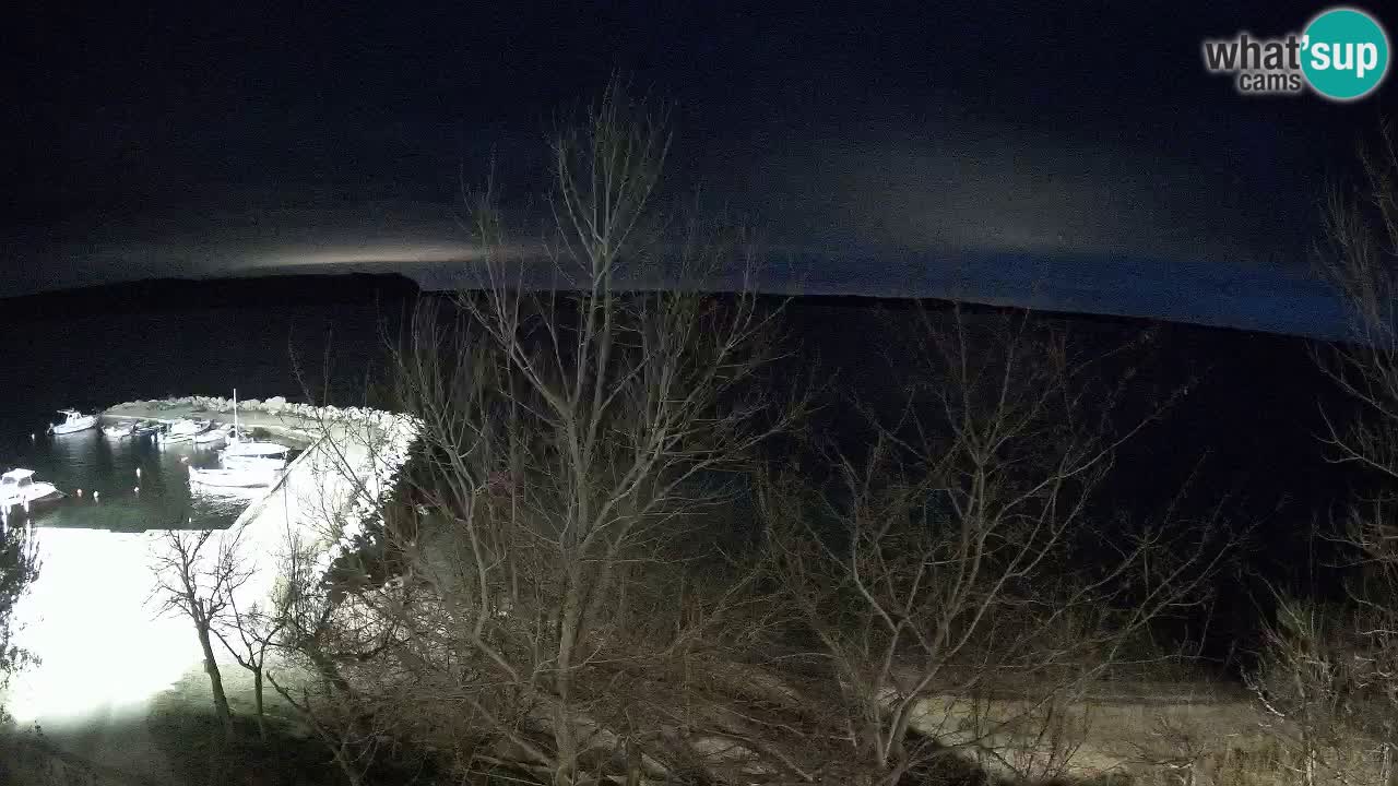 Kamp Odmoree spletna kamera Ražanac – Dalmacija