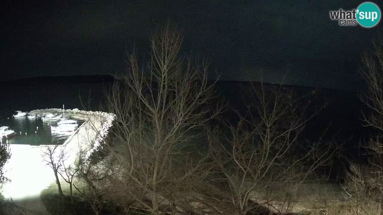 Camping Odmoree live cam Ražanac – Dalmatie