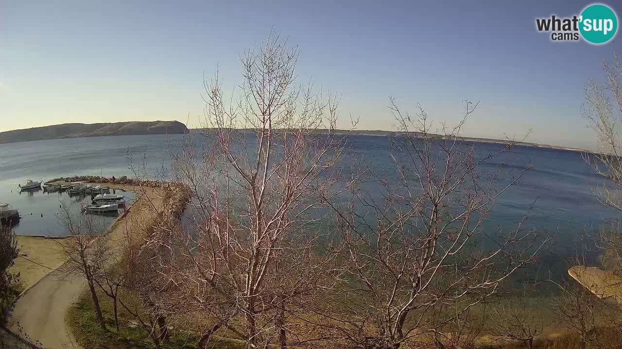 Camping Odmoree camera en vivo Ražanac – Dalmacia