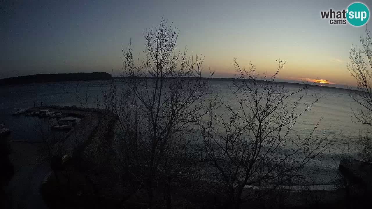 Kamp Odmoree spletna kamera Ražanac – Dalmacija