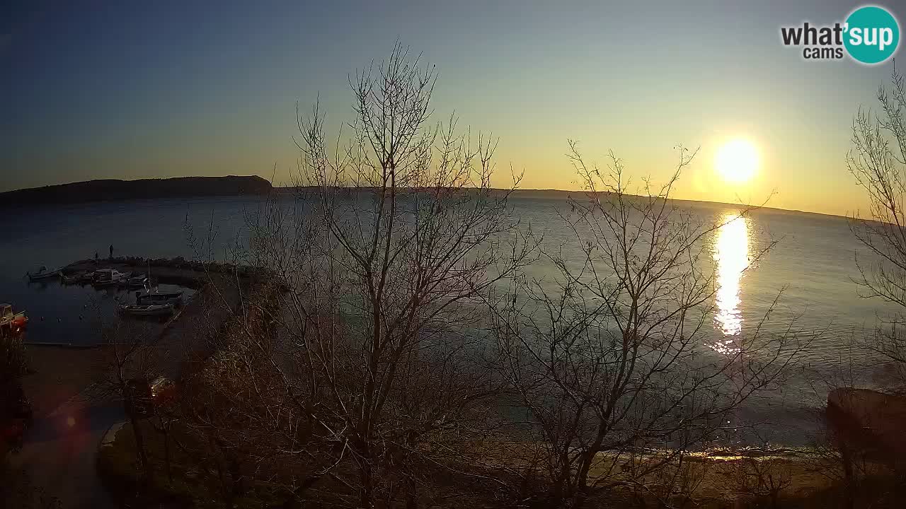 Camping Odmoree camera en vivo Ražanac – Dalmacia