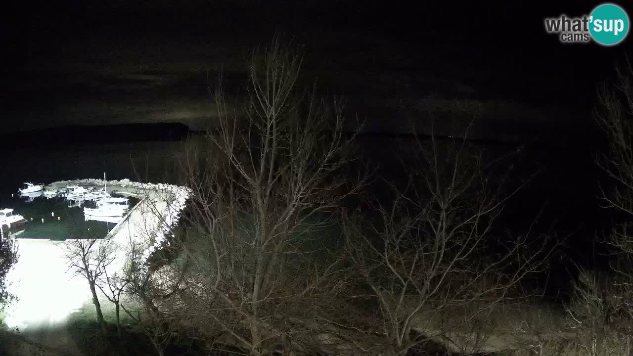 Camping Odmoree live cam Ražanac – Dalmatie