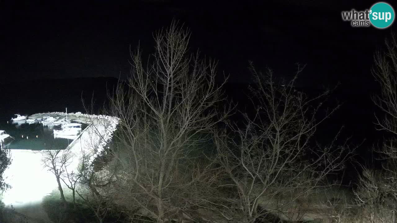 Kamp Odmoree spletna kamera Ražanac – Dalmacija