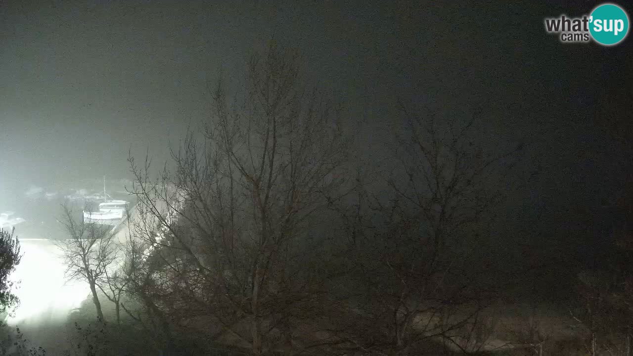 Camping Odmoree web kamera Ražanac – Dalmacija