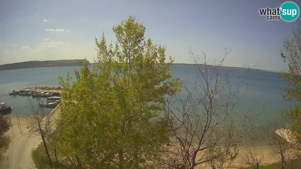 Camping Odmoree live webcam Ražanac – Dalmatien