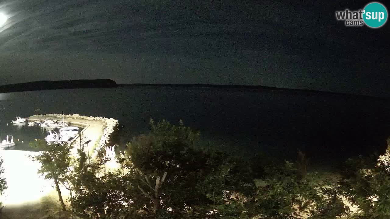 Camping Odmoree live webcam Ražanac – Dalmatien