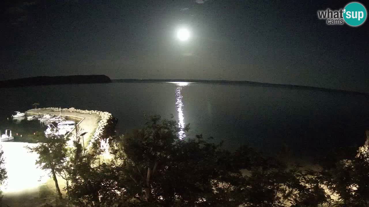 Camping Odmoree camera en vivo Ražanac – Dalmacia