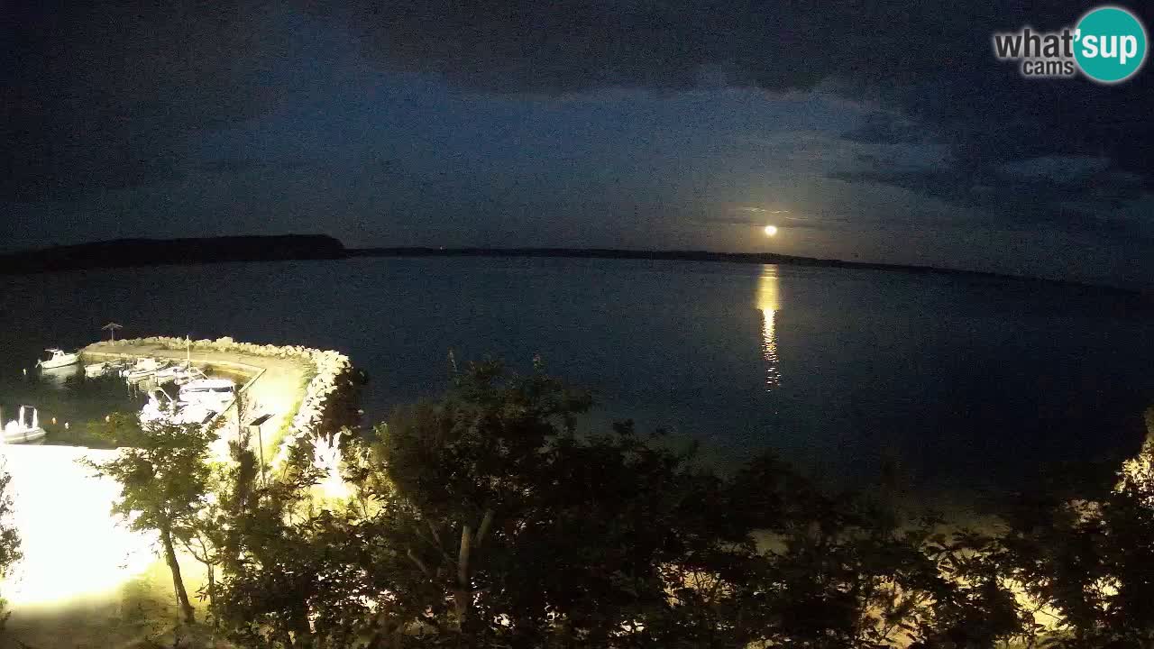 Camping Odmoree live cam Ražanac – Dalmatie