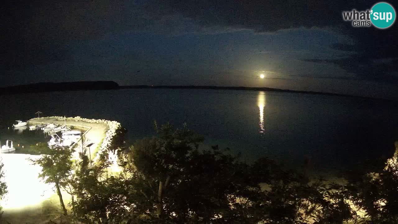 Kamp Odmoree spletna kamera Ražanac – Dalmacija