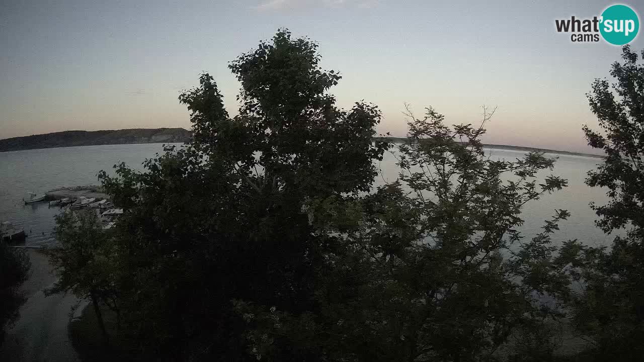 Kamp Odmoree spletna kamera Ražanac – Dalmacija