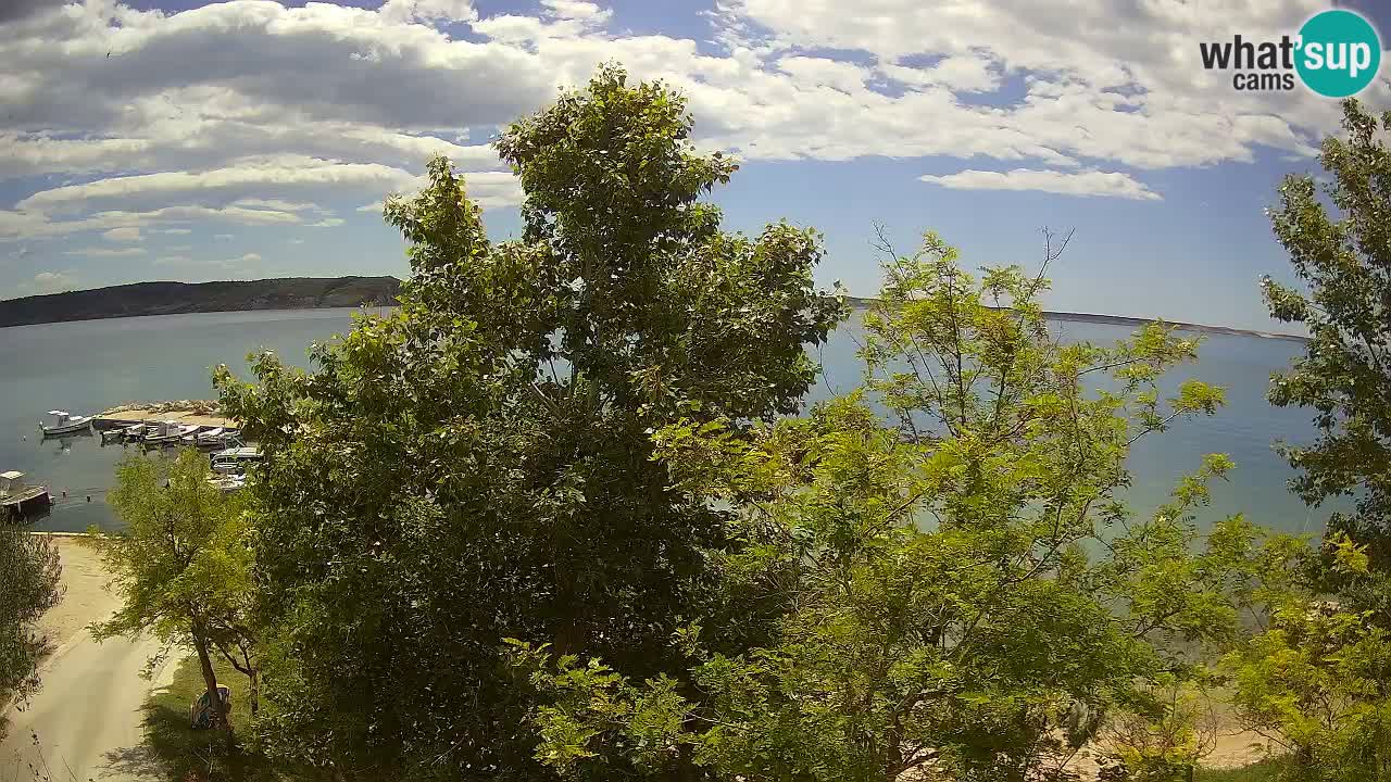 Camping Odmoree live cam Ražanac – Dalmatie