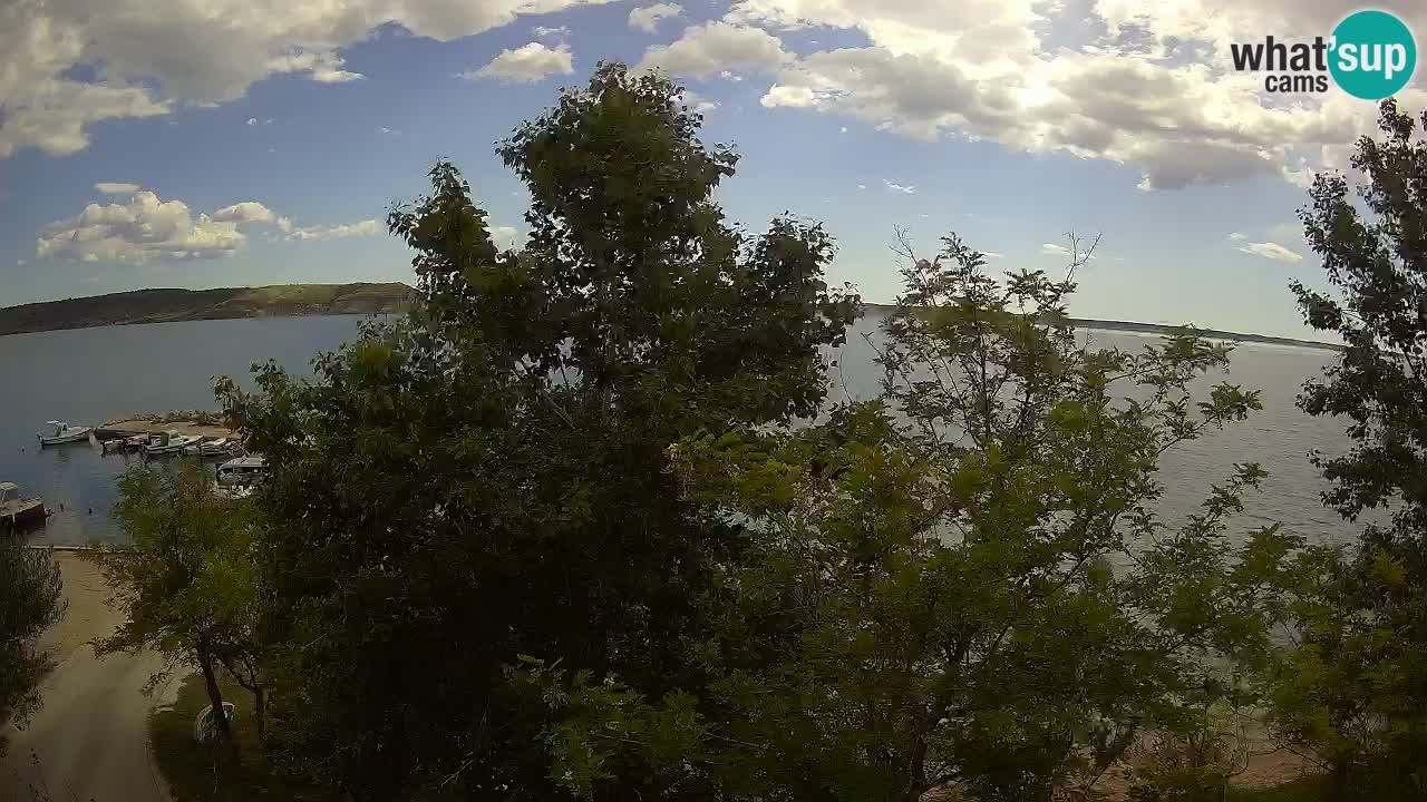 Camping Odmoree live cam Ražanac – Dalmatie