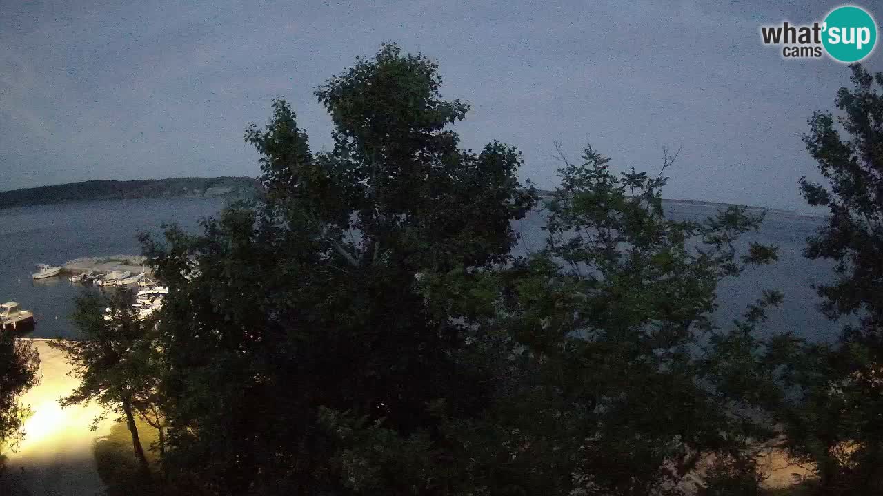 Kamp Odmoree spletna kamera Ražanac – Dalmacija