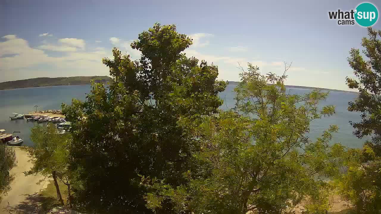 Camping Odmoree webcam Ražanac – Dalmatia