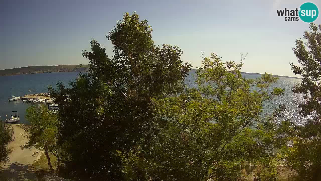Camping Odmoree live cam Ražanac – Dalmatie