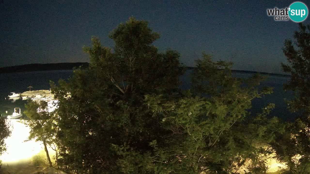 Kamp Odmoree spletna kamera Ražanac – Dalmacija