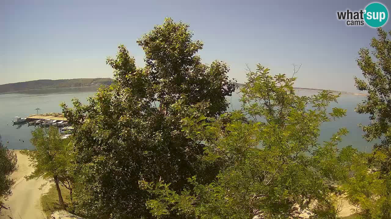 Camping Odmoree live webcam Ražanac – Dalmatien