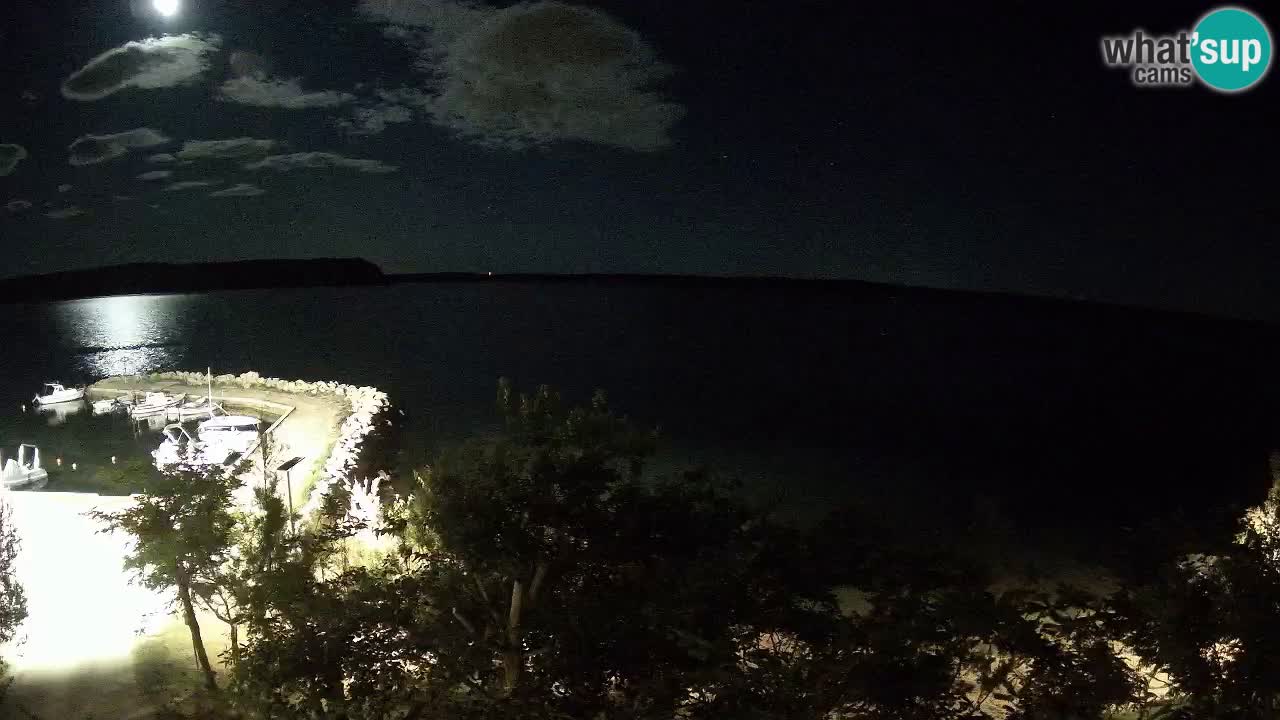 Camping Odmoree camera en vivo Ražanac – Dalmacia