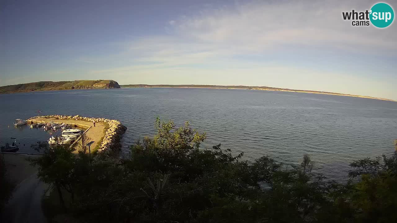Camping Odmoree camera en vivo Ražanac – Dalmacia