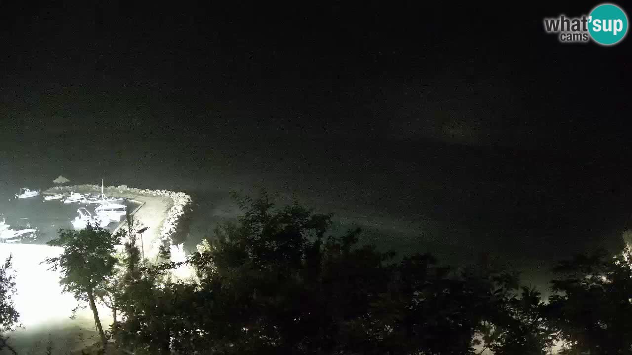 Camping Odmoree live cam Ražanac – Dalmatie