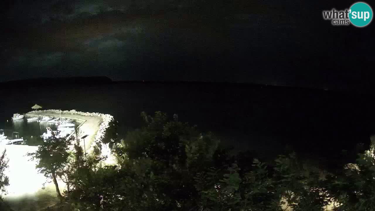 Kamp Odmoree spletna kamera Ražanac – Dalmacija