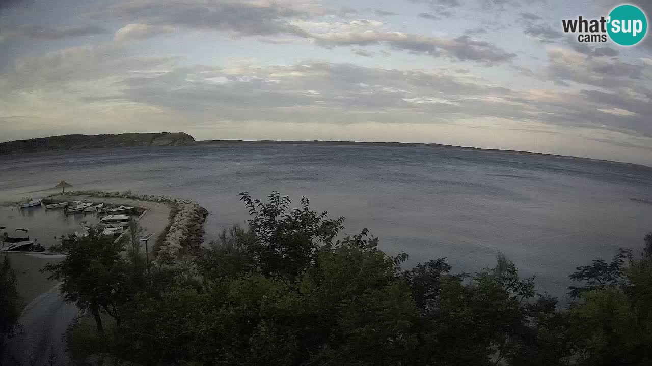 Camping Odmoree camera en vivo Ražanac – Dalmacia