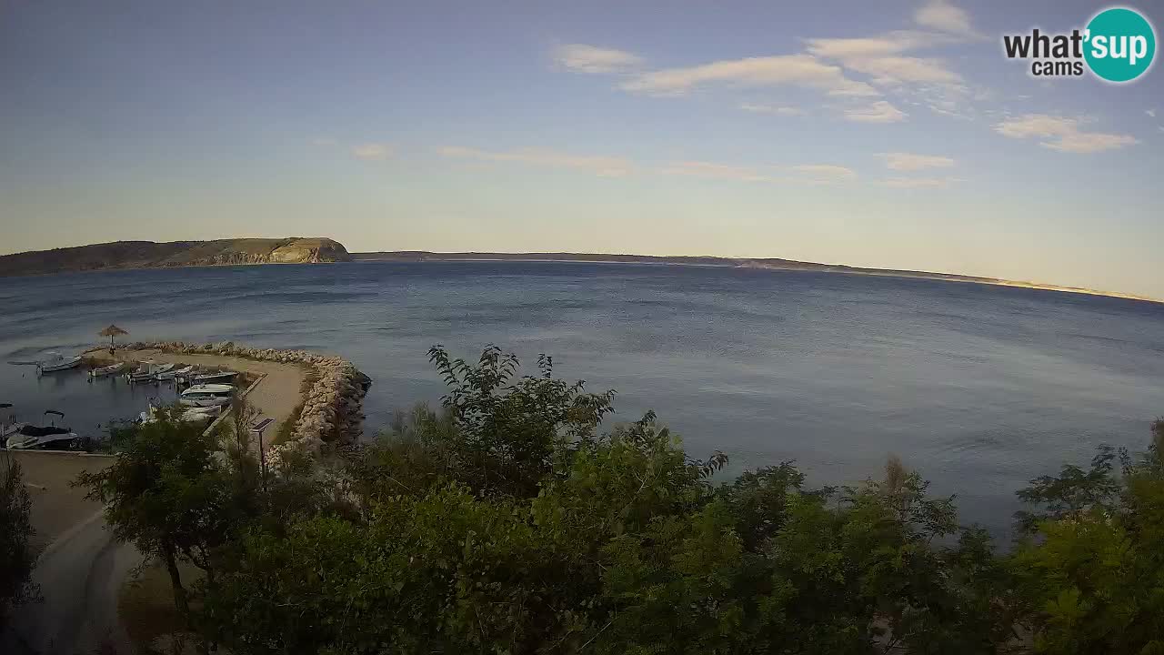 Camping Odmoree live cam Ražanac – Dalmatie