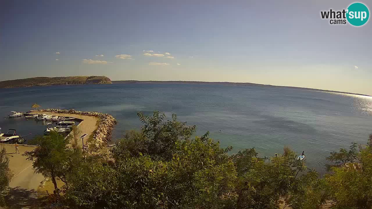 Kamp Odmoree spletna kamera Ražanac – Dalmacija