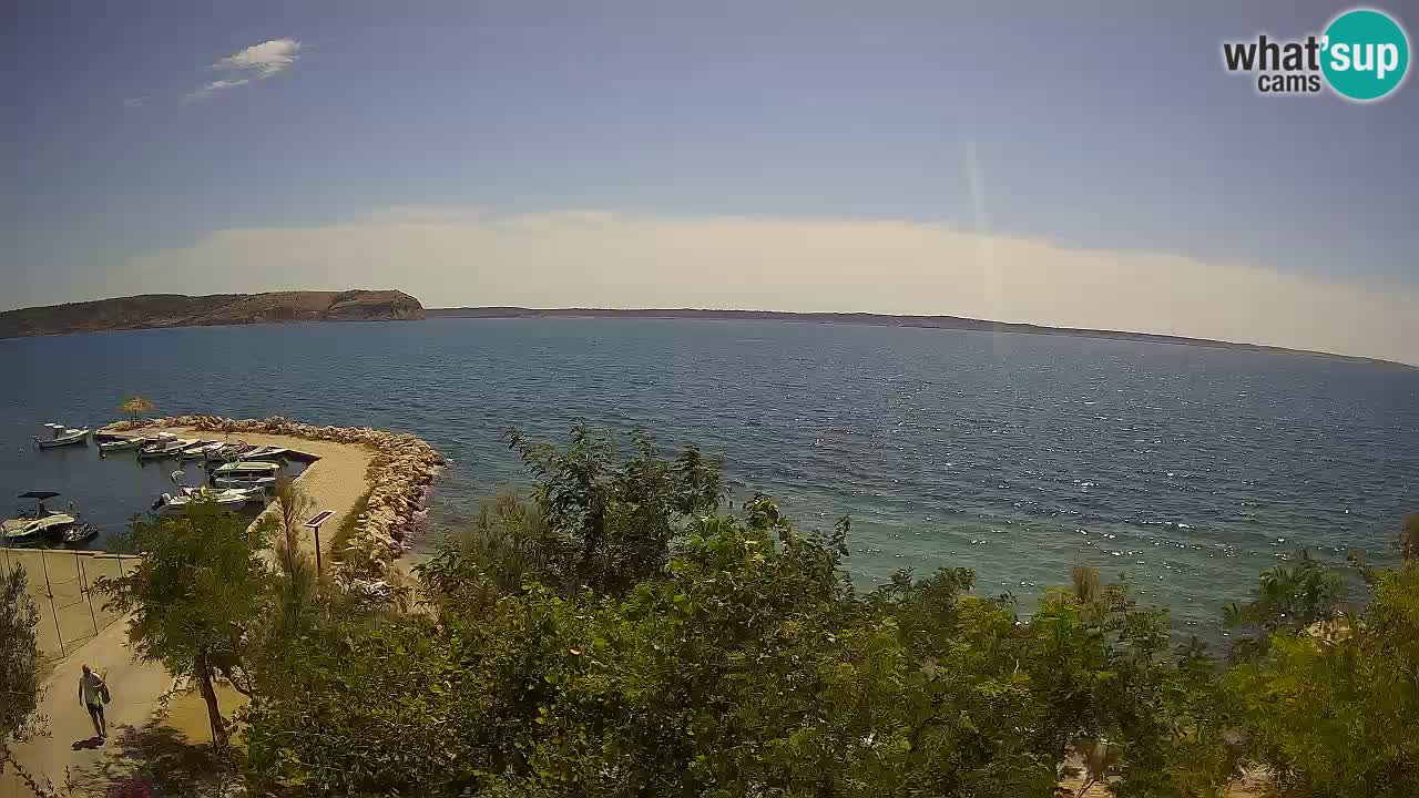 Camping Odmoree web kamera Ražanac – Dalmacija