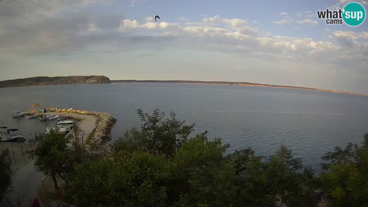 Camping Odmoree live cam Ražanac – Dalmatie
