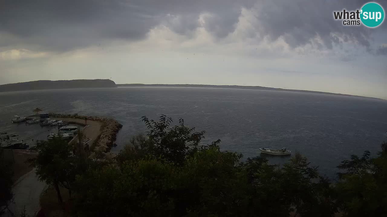 Kamp Odmoree spletna kamera Ražanac – Dalmacija