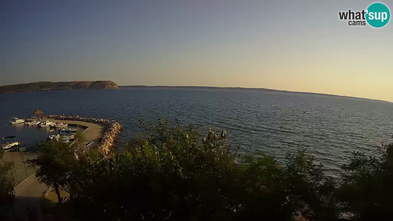 Camping Odmoree camera en vivo Ražanac – Dalmacia