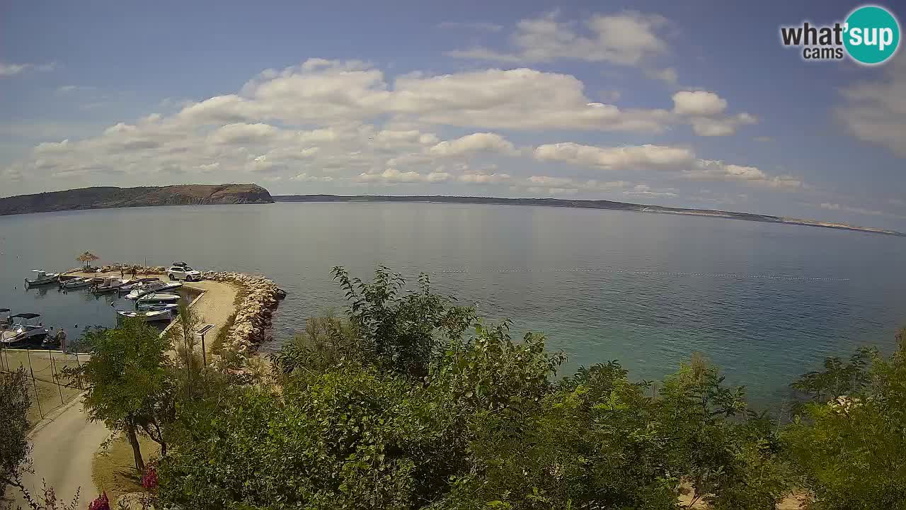 Camping Odmoree live cam Ražanac – Dalmatie