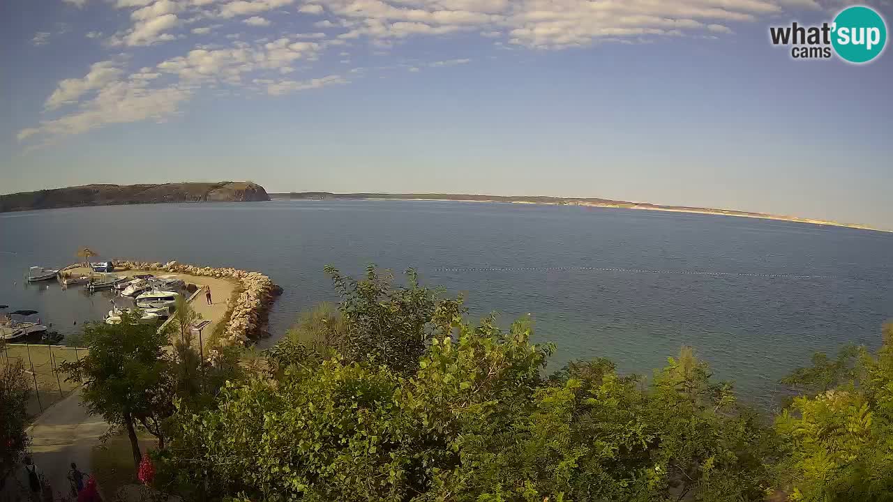 Camping Odmoree camera en vivo Ražanac – Dalmacia