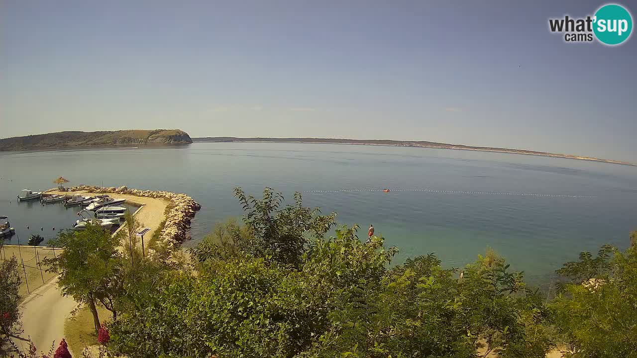 Camping Odmoree camera en vivo Ražanac – Dalmacia