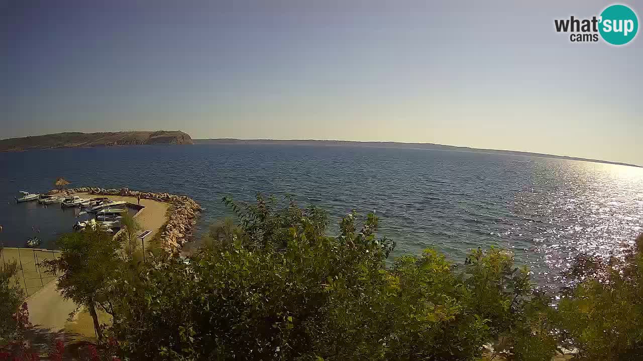 Kamp Odmoree spletna kamera Ražanac – Dalmacija