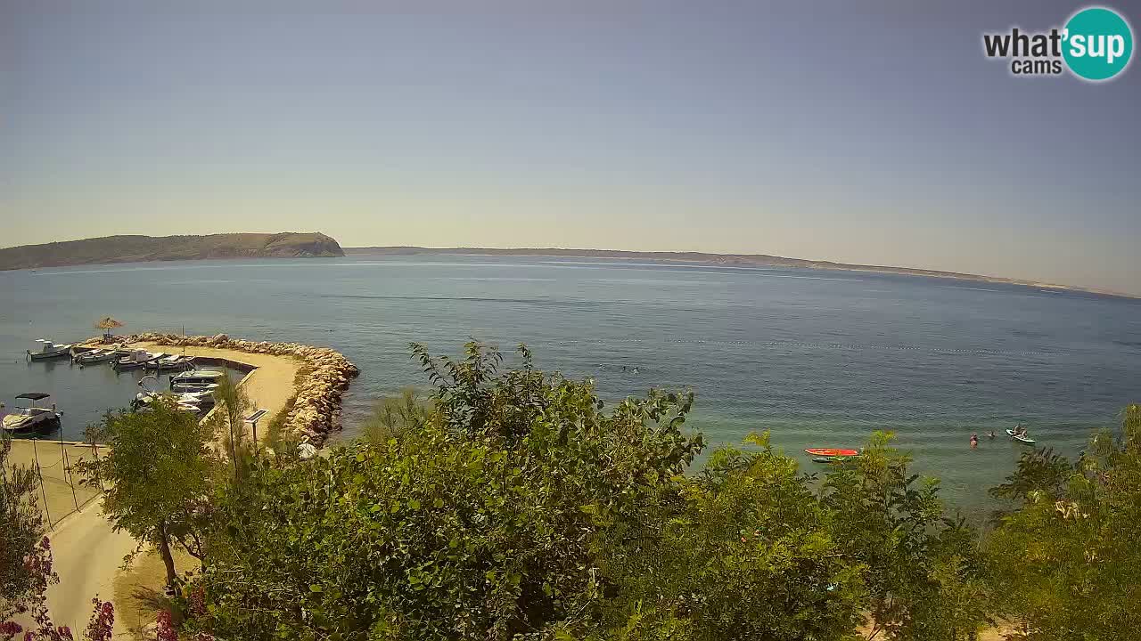 Kamp Odmoree spletna kamera Ražanac – Dalmacija