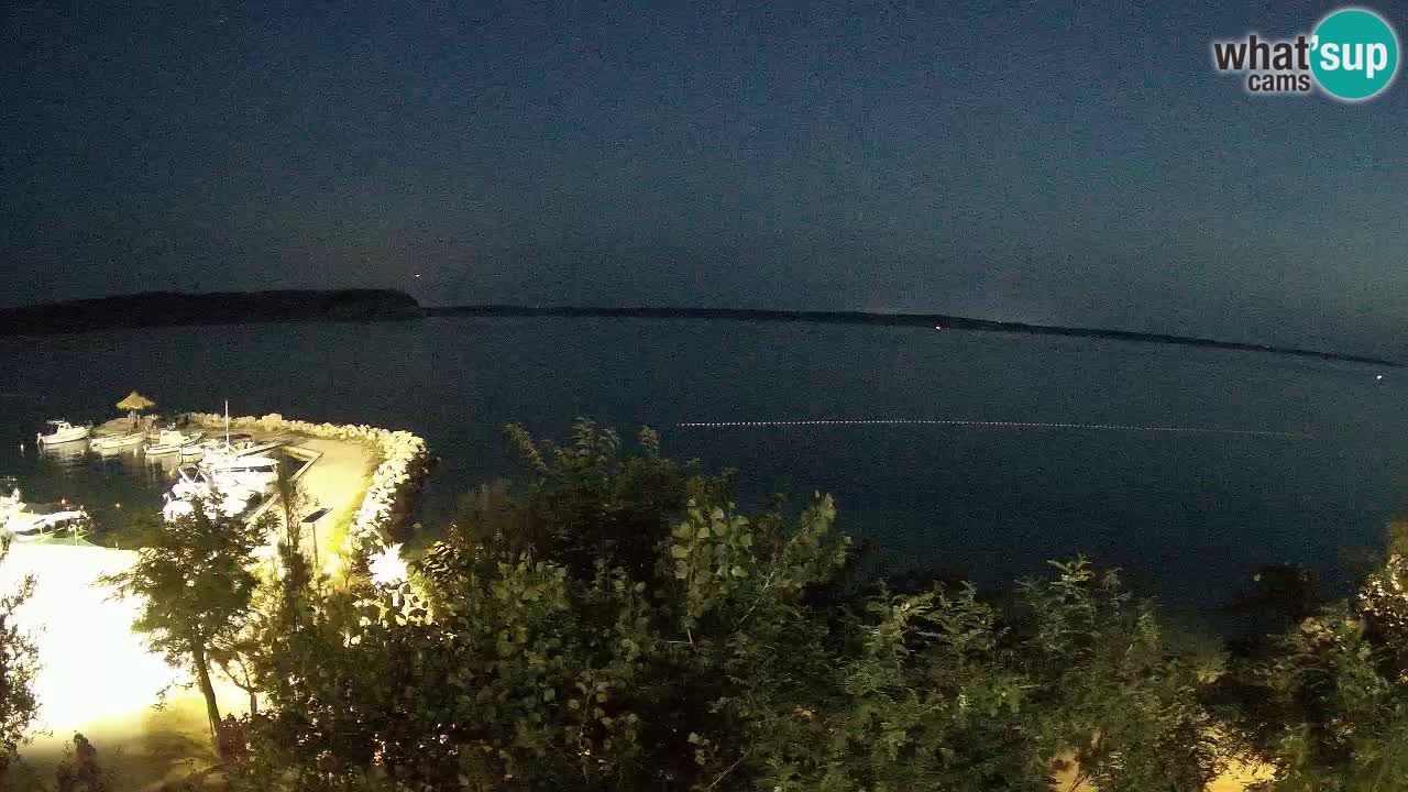 Camping Odmoree camera en vivo Ražanac – Dalmacia