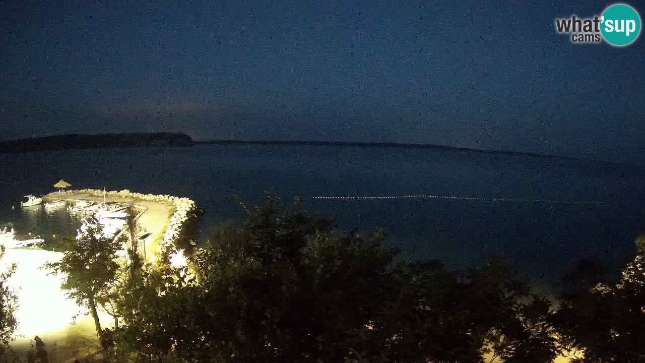 Camping Odmoree camera en vivo Ražanac – Dalmacia