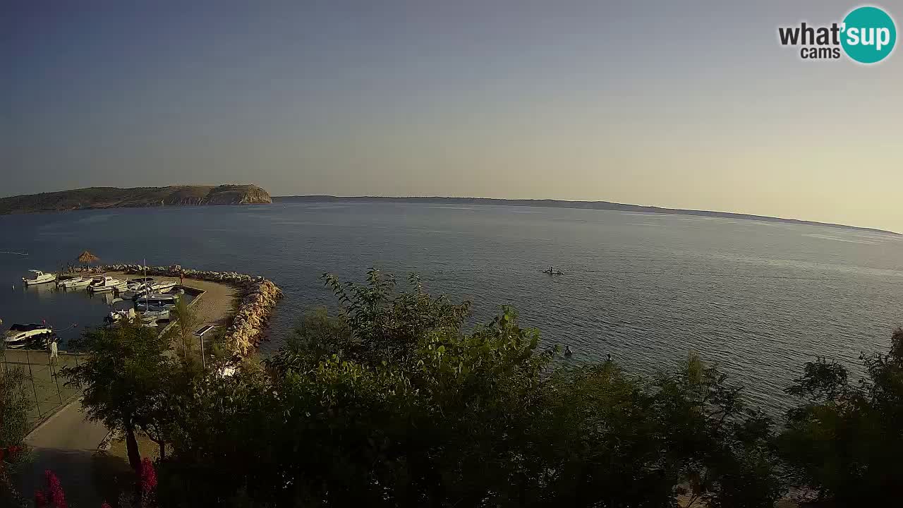 Camping Odmoree live cam Ražanac – Dalmatie