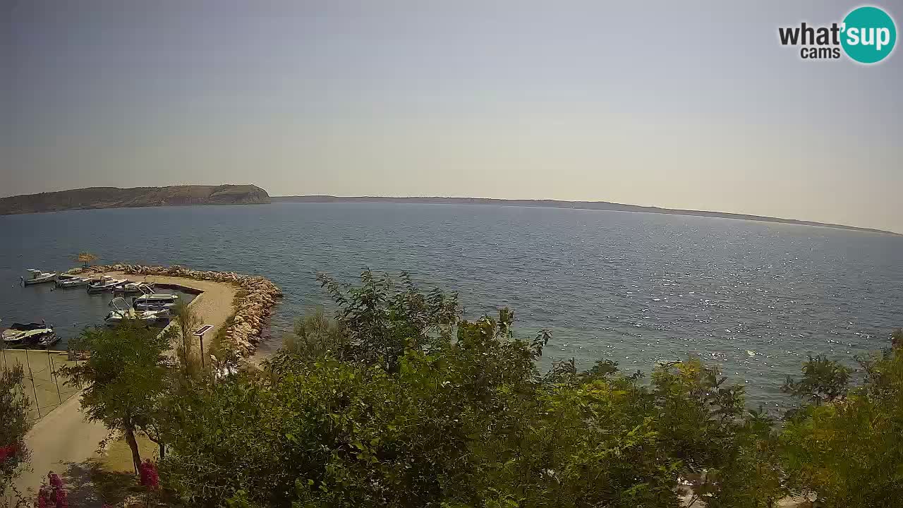 Camping Odmoree live webcam Ražanac – Dalmatien