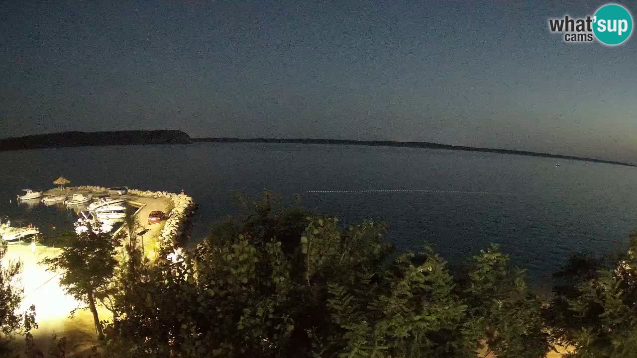 Camping Odmoree camera en vivo Ražanac – Dalmacia
