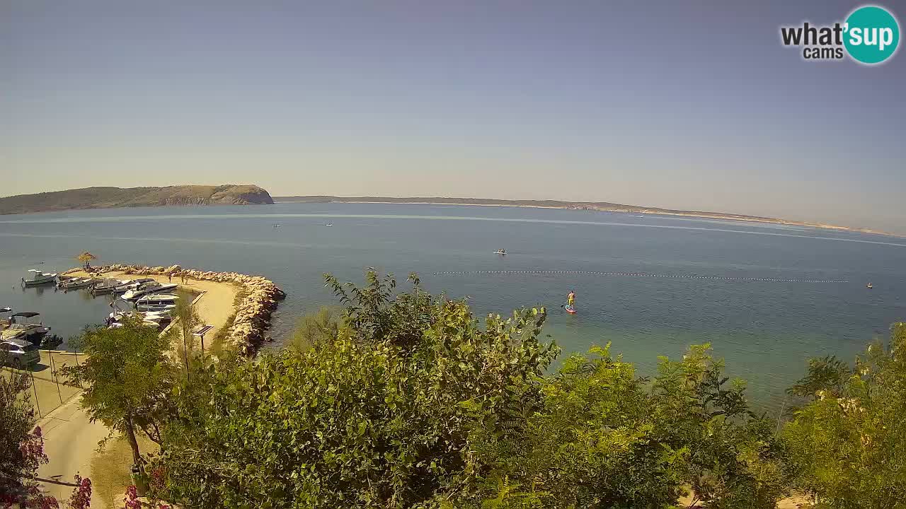 Camping Odmoree camera en vivo Ražanac – Dalmacia