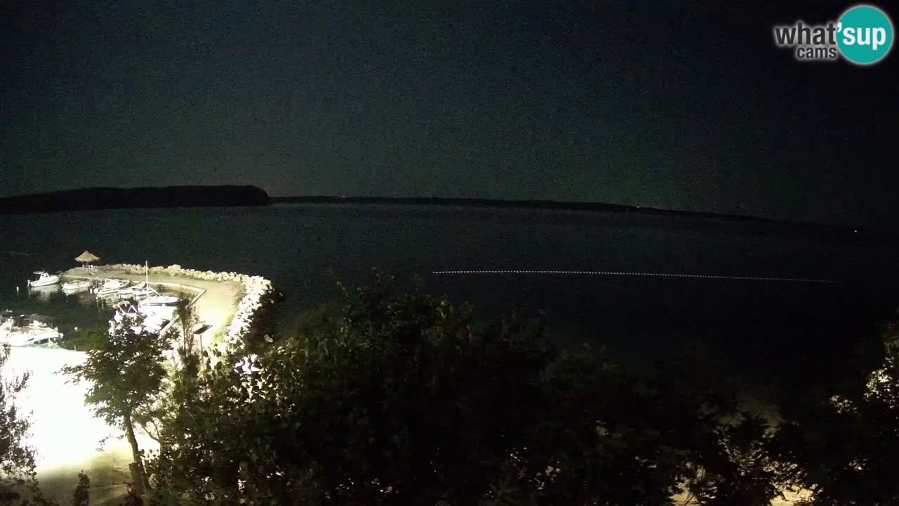 Kamp Odmoree spletna kamera Ražanac – Dalmacija