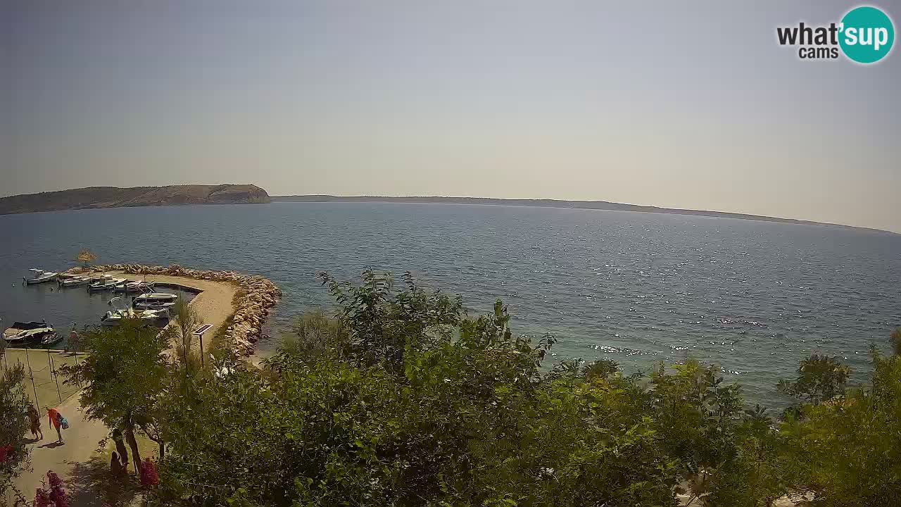 Kamp Odmoree spletna kamera Ražanac – Dalmacija