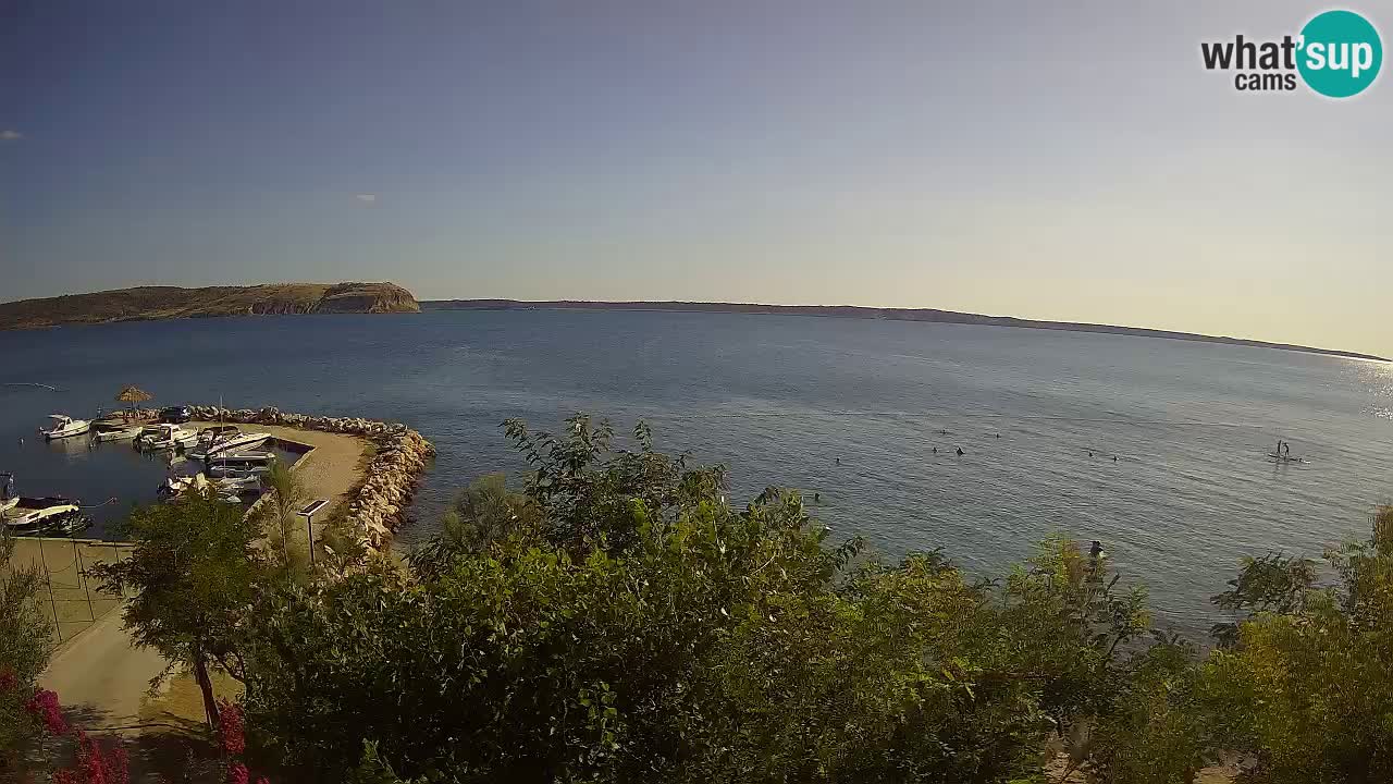 Kamp Odmoree spletna kamera Ražanac – Dalmacija