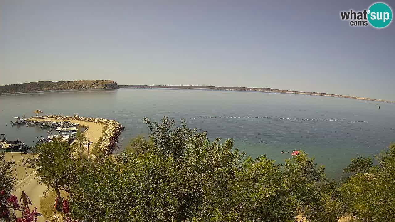 Camping Odmoree camera en vivo Ražanac – Dalmacia