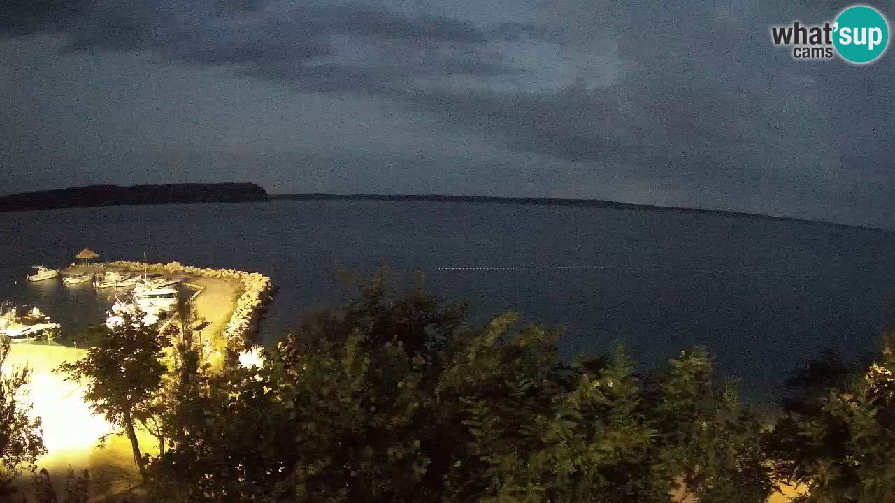 Camping Odmoree camera en vivo Ražanac – Dalmacia