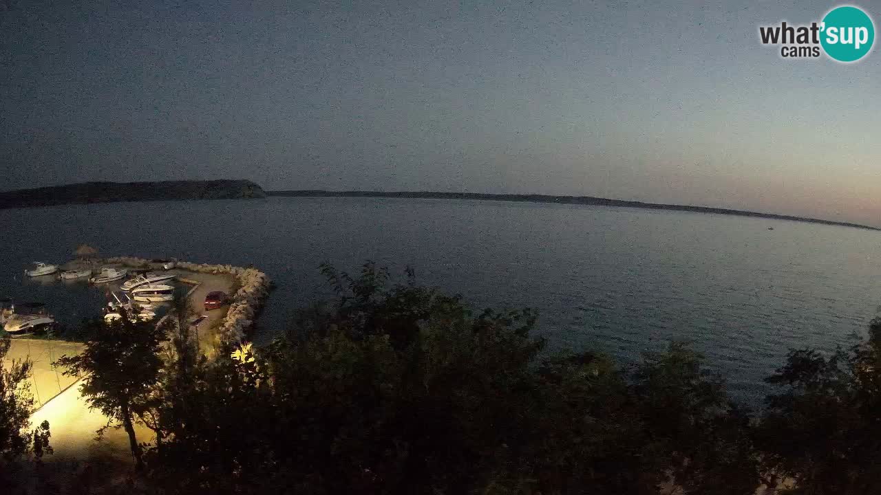 Camping Odmoree live cam Ražanac – Dalmatie