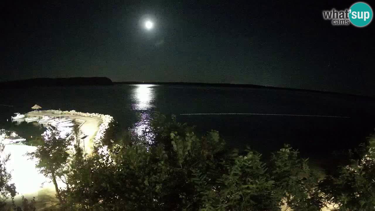 Kamp Odmoree spletna kamera Ražanac – Dalmacija